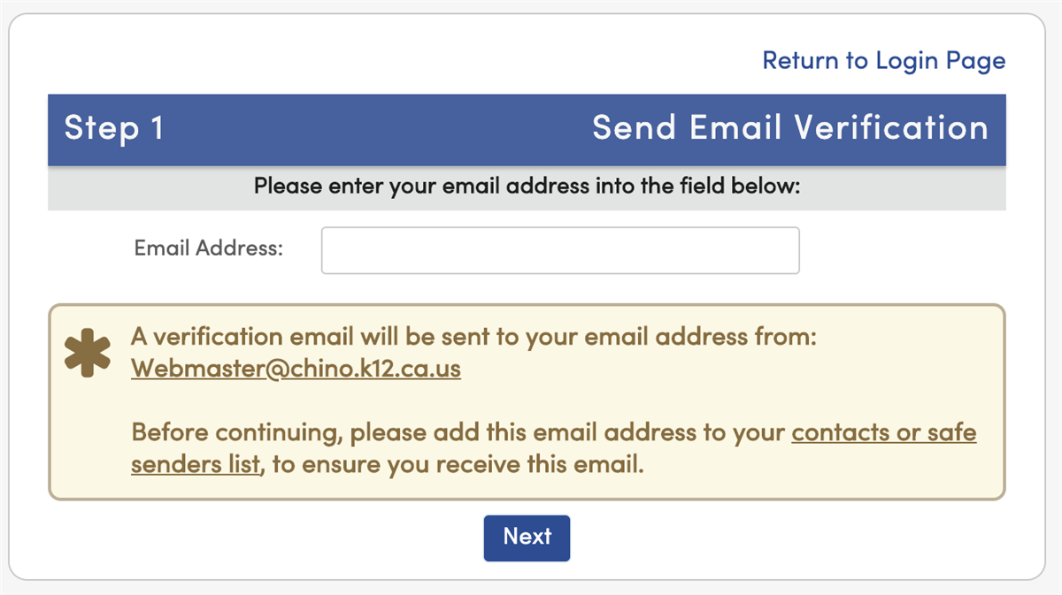 Send Email Verification 